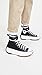 Converse Run Star Hike Hi Sneakers, Black/White/Gum, 8 US Women/6.5 US Men