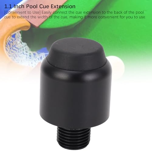 Extension de queue de billard de 1,1 pouces avec pare-chocs de protection durable