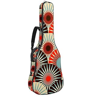 Étui de protection rembourré pour guitare classique et acoustique Motif mandala coloré, Multicolore 03., 42.9×16.9×4.7… - Les Beatles, Paul McCartney, John Lennon, RIngo Starr, George Harrison