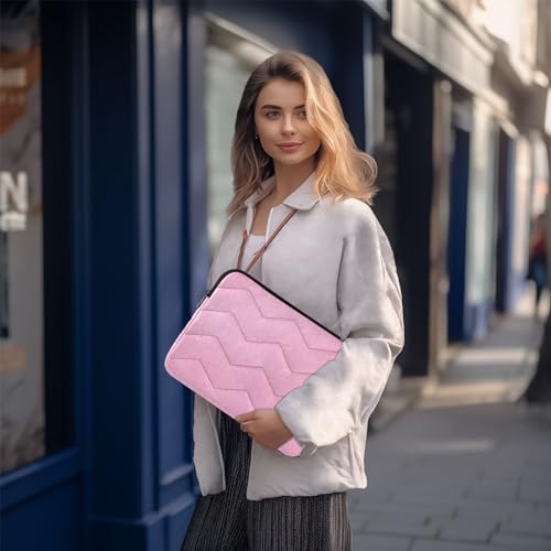 Funda para laptop 13-14 pulgadas impermeable rosa brillo miniatura 7