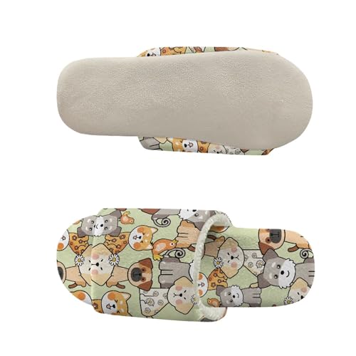 Fuzzy Slippers Casual Warm Flurry House Shoes Slip-On Soft Slide Sandals Open Toe Slippers for Women Her Mom4