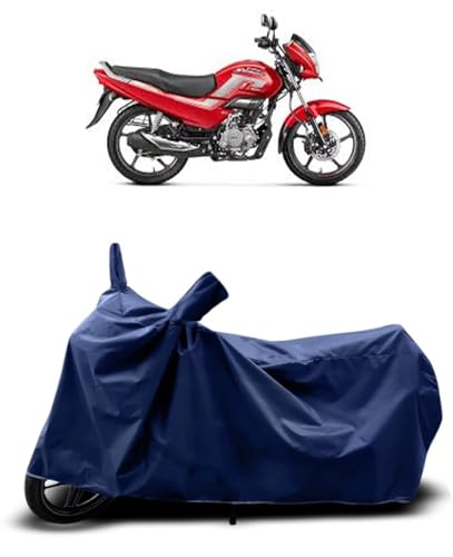 Image of CoverRide Bike Cover Waterproof Heavy Duty - All Weather Dustproof UV Protection Bike Cover for Hero Splendor Outdoor Indoor Use with Windproof Buckle