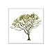 CafePress - Grüner Baum-Aufkleber, quadratisch, 7,6 x 7,6 cm (klein) oder 12,7 x 12,7 cm (groß)