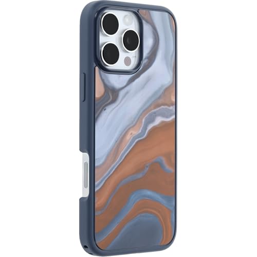 OtterBox iPhone 16 Pro Max Symmetry Series Case - High Desert Marble - - Ultra-Thin, Sleek iPhone Case, Protective iPhone Case with Blue, Gray & Brown Marble Design by OtterBox - Image 4