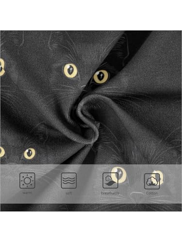 ZZKKO Black Cats with Star Eyes Girls Underwear Toddler Panties for Girls Comfort Brief Size 2-8T3