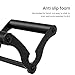 AimiDream V Bar Landmine Handle Attachment for Barbell Bar, Solid Multi-Grip Landmine Handle Attachment with Non-Slip Rubber Handle, Fits Olympic Bars Strength Training Bars,Black