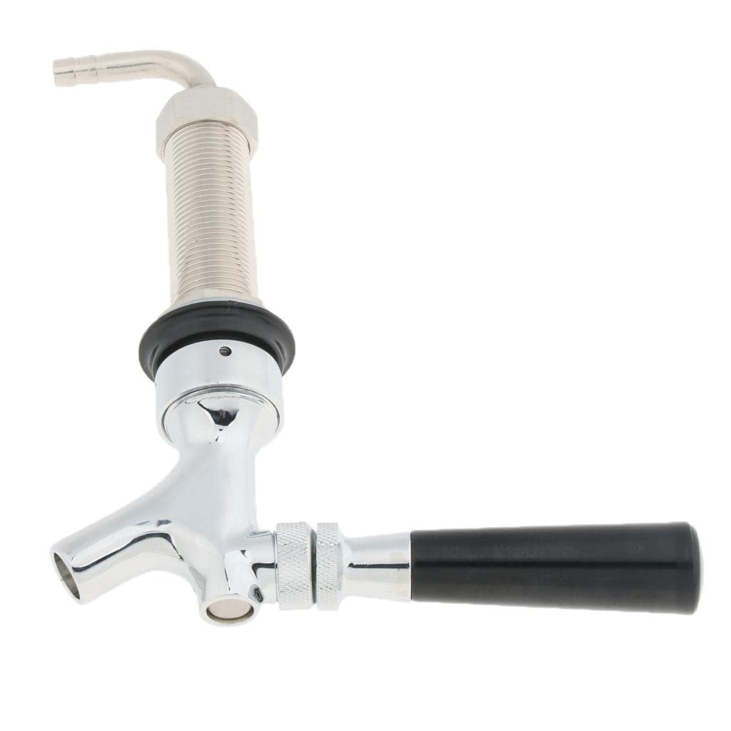 Rubinetto per Birra 1 Pezzo in Acciaio Inossidabile Alimentare Rubinetto in Ottone Regolatore di Flusso Kit Combo per Adatto per Bar E Hotel.