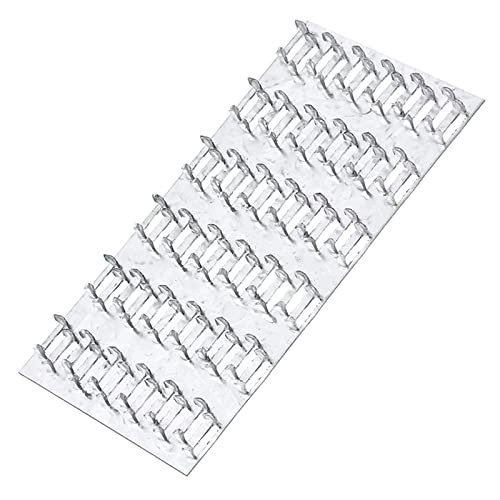 Mozcorn Truss Plates 3X6 Inch, Pronged Truss Mending Plate With Nail Teeth, Tie Plate For Roofing Wood Connector 20 Ga Thick 8Mm Nail Teeth 12Pcs #TOP7