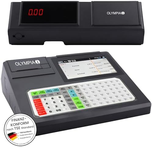 Olympia K200 Plus Cash Register for Commercial and Gastronomy | 7...
