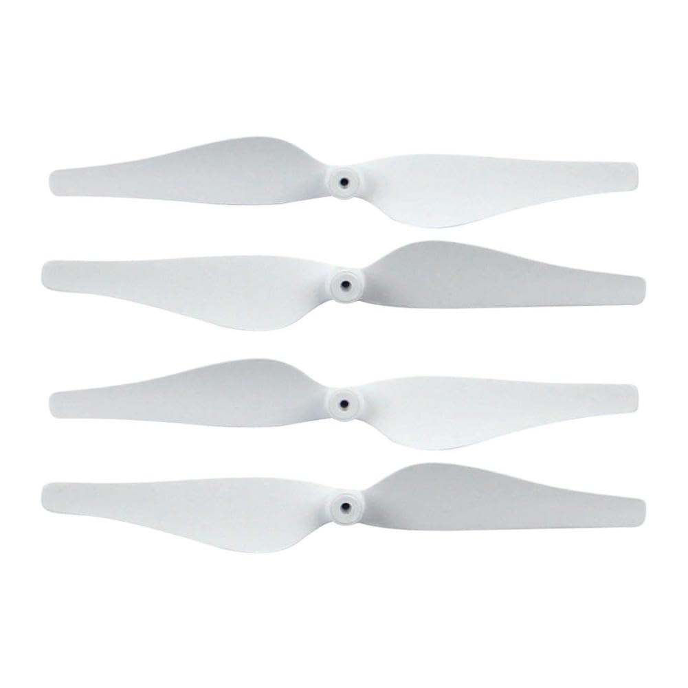 Eliche con blocco a sgancio rapido da 20 paia compatibili con eliche per aerei Quadcopter CCW CW 5 colori(White)