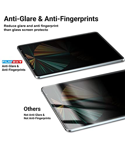 Image of FILMEXT Magnetic Privacy Screen Protector for iPad 7th 8th 7th Gen 10.2 inch | Anti-Glare Anti Spy Screen Film Guard Compatible with iPad 10.2 in 2021 2020 2019 Release [Landscape Privacy]