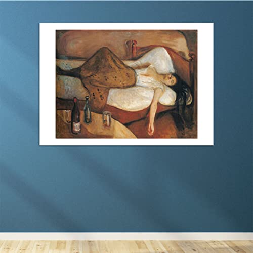 Affiche Edvard Munch The Day After décoration murale chambre et bureau