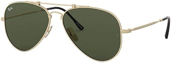 Ray-Ban Unisex Rb8125 Titanium Aviator Sunglasses