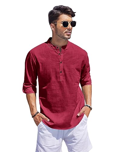 Image of Bellstone Kurta for Man | Men's Trendy Short Kurta | Shirt for Man | Men's Casual Shirts | Kurta Wedding for Men | Stylish Full Sleeve Shirts | Mandarin Collar Short Kurta for Men