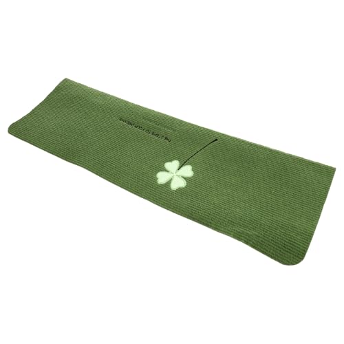 GRIRIW Tapis de Marches d'Escalier Antidérapant Autocollant 70X22X45 CM Motif Lumineux Vert Trèfle Tapis de Protection pour Escaliers Protection Contre les Chutes Usage Intérieur