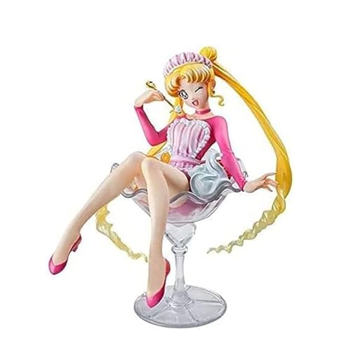 XUNJIE Para Sailor Moon Figura Modelo de Personaje, Estatua de Anime Muñeca Modelo Coleccionable Personajes Estatua, para Mayores de 14 años