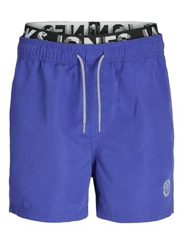 Jack & Jones Jpstfiji Jjswim Wb Ly Sn Jnr Bañadores ajustados para hombre, Niños, Azul, 140