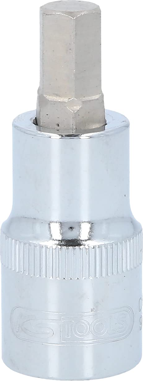 KS Tools 918.1609 1/2" Bussola p.viti a esagono incassato CHROME corta,9mm