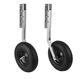 CHEINAUTO 600LBS Boat Launching Wheels Boat Transom Launching Wheel with 12 Inch Wheels Set for Inflatable Boat & Aluminum Boat
