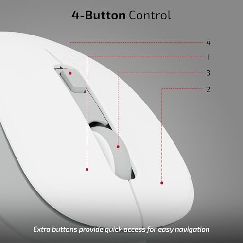 Image of iBall GLIDR S290 Wireless Mouse, Dual Mode 2.4GHz + BT, Up to 1600 DPI, 4 Buttons, Type-C Rechargeable Battery, Ambidextrous Design, Auto Sleep, High Precision Tracking (White)