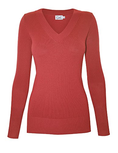 Image of Cielo Women's Solid Soft Stretch Pullover Knit Sweater