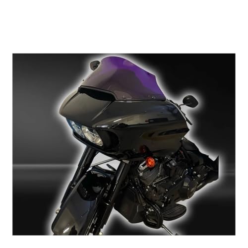 Pare-brise avant jaune Road Glide 9 pouces stop vent FLTRX