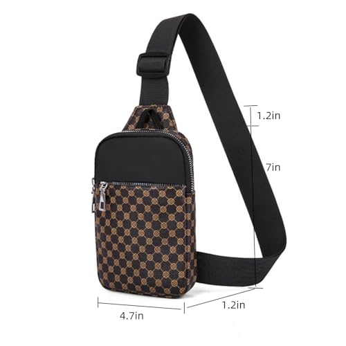 Mini Sling Bag for Men and Women, Small Crossbody Bag Trendy, Casual Waterproof Phone Chest Bag for Travel2