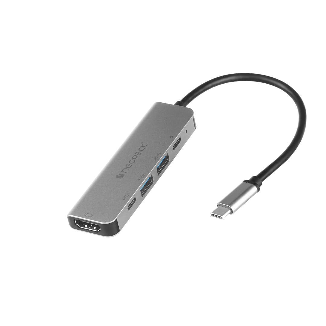 Neopack 5in1 USB C Hub Multiport Adapter with HDMI 4K 30Hz, 100W PD Fast Charger, USB-A 5Gbps Data Ports, for MacBook Pro, MacBook Air, iPad Pro, XPS & More (B0BNQCS1GB) Amazon Price History, Amazon Price Tracker