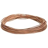 Lederband 1 mm x 10 m Rundriemen für Schmuckherstellung Basteln Flechten Accessoires Leder Schnur Braun