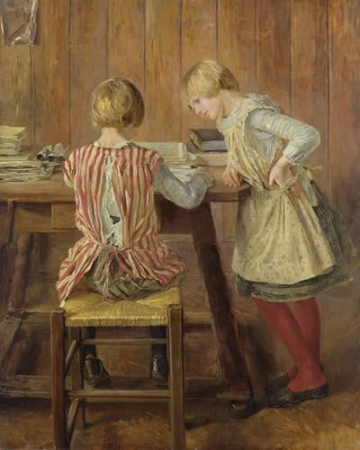 Cuadro pintura al óleo Fritz Von Uhde de SERENDIPITP: impresión artística premium 60x90