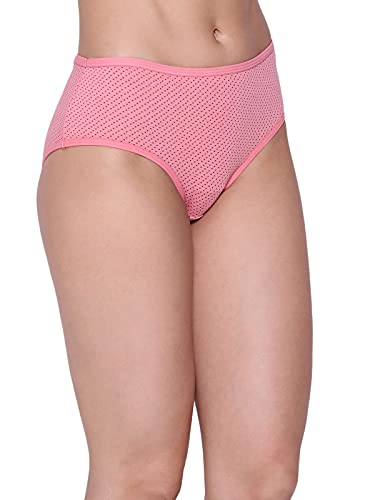 Image of Clovia Women's Cotton Mid Waist Dot Print Hipster Panty