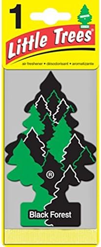 Car Freshner Corp U3s-37366 3 Pack, Black Forest, Little Tree Air Freshener