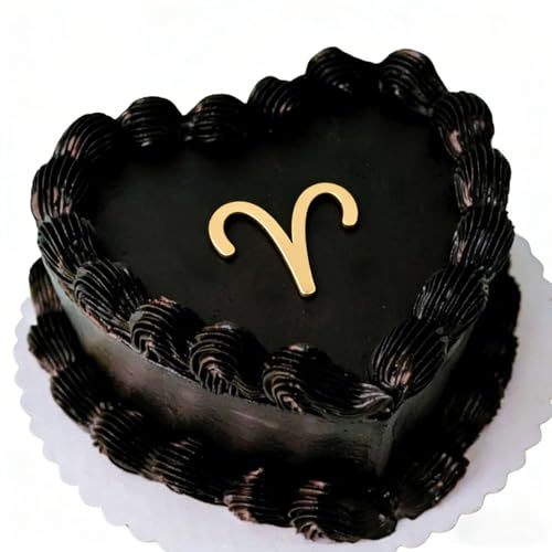 Aries Cake Toppers,Acrylic Gold Constellation Aries Cake Charm March April Birthday Cake Decorations for Horoscope Astrology Birthday Party Cake Decorations Supplies