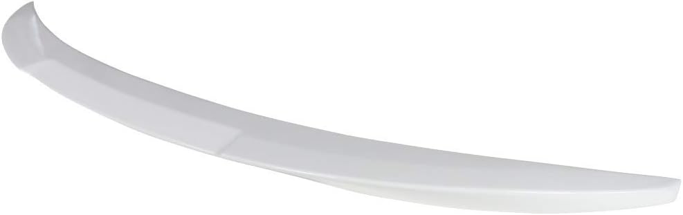 Pre-Painted Trunk Spoiler Compatible with 2007-2013 BMW E82 1 Series, M4 Style #300 Alpine White III ABS Rear Tail Wing Available By IKON MOTORSPORTS