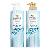Pantene Nutrient Blends Hydrating Glow With Baobab Essence Sulfate-Free 14.9 oz Shampoo, 13.5 oz Conditioner, Intense Rescue Shot Treatment 0.5 oz for Dry Hair