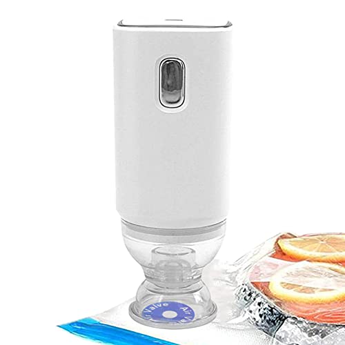Rianpesn Sellador al vacío - Envasadora al Vacío para Alimentos,Sellador al vacío eléctrico con un botón para conservación Alimentos, despensa, Picnic, hogar, Restaurante