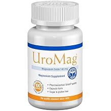 UroMag Sugar-Free Magnesium Oxide Supplement, 100 Count, Low Dosage Magnesium Alternative