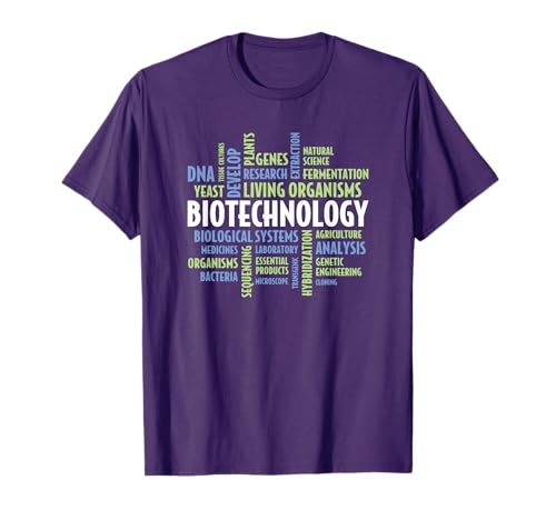 Biotechnology Word Cloud - Biotechnologist Biotech T-Shirt