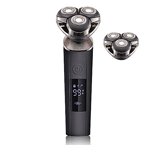 QWAXTRIW Razor eléctrica para hombres, rasurla de afeitadora de hombres, barra eléctrica de la máquina eléctrica de los hombres, rasurador eléctrico para hombres, barba de lavado de carrocería (color: