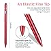 Evach Rose Red Active Stylus Pen for iPad, 1.5mm Ultra Fine Tip, Compatible With Apple and iPhone, Samsung Tablets