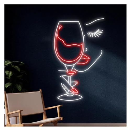 Lumières néon décoratives murales de 38 cm avec variateur LED - 2