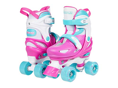 Chicago Skates Girls Adjustable Junior Quad Skates