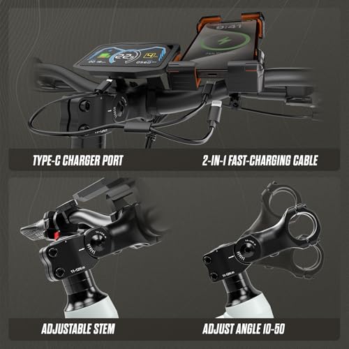 6000W Max Speed 45MPH Dual Motor Electric Bike for