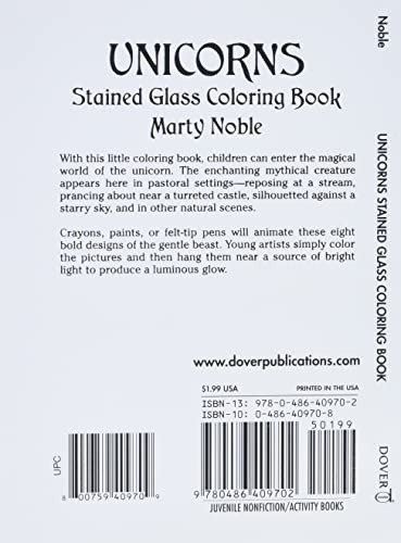 Unicorns Stained Glass