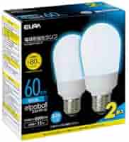 ELPA 60W LED電球 EFA15ED/11-A061H 10個入り2箱 EFA15ED/11-A061H || 電球形蛍光ランプ エルパ(ELPA) 60W形相当