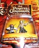 Pirates of the Caribbean At World's End Pirate Captains & Crews Captain Jack Sparrow and Cotton Figure Set