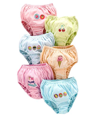 Image of Baby Boys' & Baby Girls' Printed Cotton Bloomers (Pack of 6)