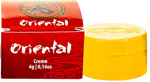 ORIENTAL SPRAY - VERSAO POMADA - CREME - 4G HOT FLOWERS - ESQUENTA E ESFRIA - SEXTOYONLINE