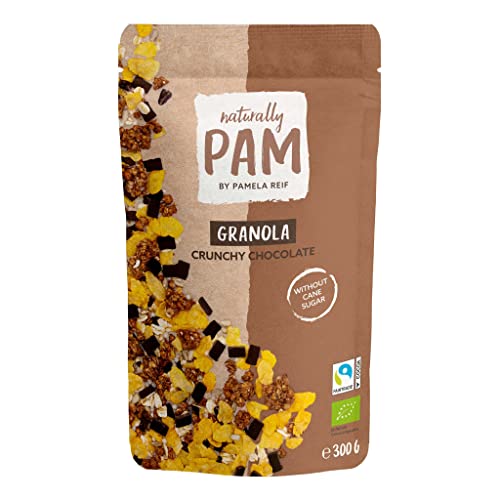 Naturally Pam Granola | Veganes Protein-Schoko-Knusper-Müsli | Crunchy Chocolate - 1 x 300 g Cover