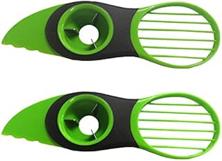 Avocado Slicer, 3 in 1 Multifunctional Avocado Peeler Knife Avocado Cutter Tool- Cutter, Pitter, Scooper- Dishwasher Safe